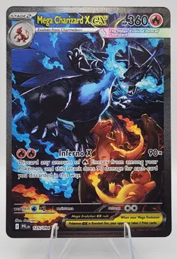 Mega Charizard X EX 125/094 Holo Special Illustration Rare Pokemon TCG Card - Image 1