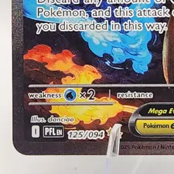 Mega Charizard X EX 125/094 Holo Special Illustration Rare Pokemon TCG Card - Image 5