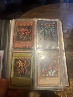 Yugioh Egyptian God Card Set GB1-001, GB1-002, GB1-003 Ultra Rare Played - Image 1