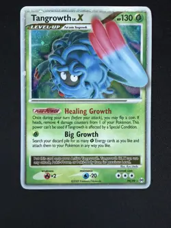 Pokemon TCG Tangrowth LV.X Arceus Holo Rare Card 99/99 - LP - Image 1