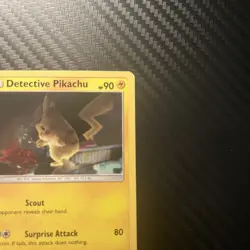 Detective Pikachu 10/18 Holo Rare Movie Promo LP Pokemon Card TCG - Image 4