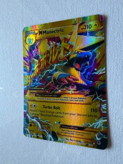 M Manectric EX 120/119 Secret Rare Full Art XY Phantom Forces Pokemon Card LP - Image 2