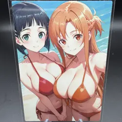 Suguha/Asuna Anime Waifu Card Doujin ACG Goddess Holo - Image 1