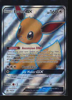 Pokemon Eevee GX SM242 Black Star Promo Card Sun & Moon NM OR BETTER - Image 1