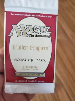 MAGIC THE GATHERING Lot of Five (5) FALLEN EMPIRES Factory Sealed Booster Packs - Image 4