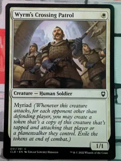 Wyrm's Crossing Patrol Commander Legends: Battle for Baldur's Gate Regular - NM - Image 1