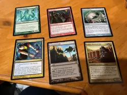 6x MTG Commander rares, mythic, and foils Mixed lot MN to good condition - Image 1