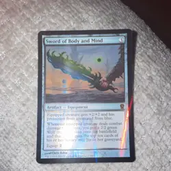 Magic: The Gathering Sword of Body and Mind Artifact Equipment Foil 141/15 - Image 1