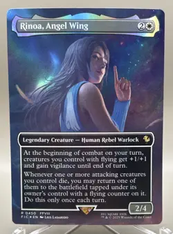 Rinoa, Angel Wing 450 Borderless Foil - MTG Commander: Final Fantasy - NM✨ - Image 1