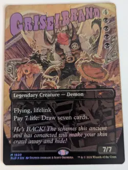 Griselbrand (1620) Foil MTG Secret Lair Outlaw Anthology English NM-Mint - Image 1