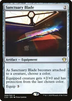 Sanctuary Blade 1x MtG Commander 2020 C20 SP/NM - Image 1