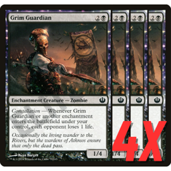 MTG Grim Guardian (Journey into Nyx) 73/165 (NEAR MINT) (4X) - Image 1