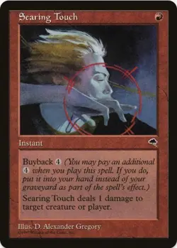 1 x Searing Touch - Tempest - LP - MTG - Image 1