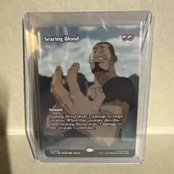 MTG Searing Blood (Borderless) Avatar: The Last Airbender: Eternal-Legal Regular - Image 1