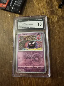 Gastly 092/165 Reverse Holo Pokemon Scarlet Violet 151 JP CGC Gem Mint 10 - Image 1