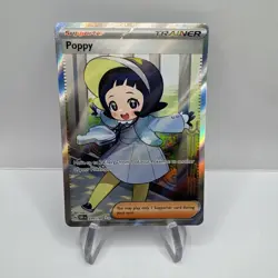 Pokemon Poppy 220/197 SV03: Obsidian Flames Full Art Ultra Rare Trainer Mint - Image 1