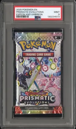 Pokemon Scarlet & Violet Prismatic Evolutions SEALED Booster Pack PSA 9 MINT - Image 1