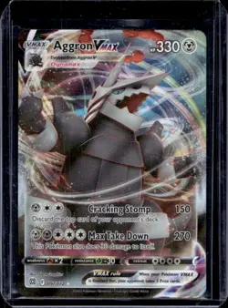 2022 Pokemon SWSH Brilliant Stars Aggron VM #097/172 - Image 1
