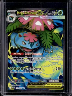 2025 Pokemon Mega Evolution Venusaur ex Ultra Rare #155/132 - Image 1