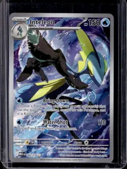 2025 Pokemon Mega Evolution Inteleon Illustration Rare #142/132 - Image 1