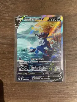Hisuian Samurott V GG51/GG70 Crown Zenith Galarian Gallery Full Art Pokemon TCG - Image 1