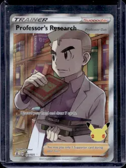 2021 Pokemon SWSH Celebrations Professor's Research: Professor Oak #024/025 - Image 1