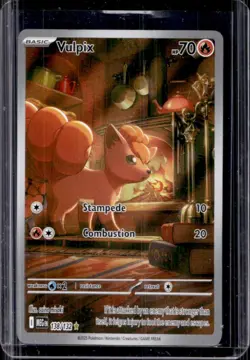 2025 Pokemon Mega Evolution Vulpix Illustration Rare #138/132 - Image 1