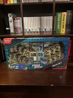 Pokemon TCG Crown Zenith Sea & Sky Premium Collection Box Rayquaza Kyogre - Image 1