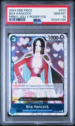 2024 ONE PIECE PRB01 013 BOA HANCOCK PSA 10 POP 17 PREMIUM BOOSTER #13 - Image 1