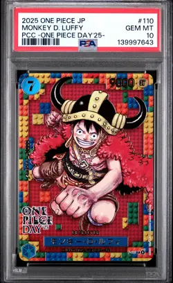 2025 ONE PIECE JPN PREMIUM COLLECTION ONE PIECE DAY'25 MONKEY D. LUFFY PSA 10 - Image 1