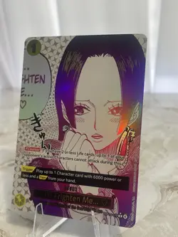 Bandai Boa Hancock OP14-118 You'll Frighten Me... Rare Foil event One Piece - Image 3