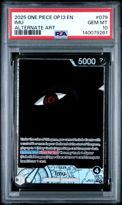 2025 ONE PIECE OP13-CARRYING ON HIS WILL ALTERNATE ART #079 IMU PSA 10 - Image 1