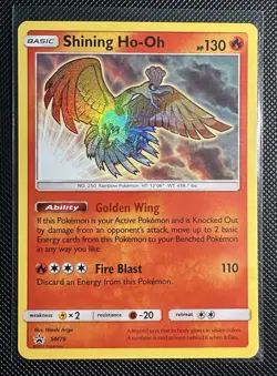 Pokemon TCG Shining Ho-Oh SM70 Holo Card - Image 1