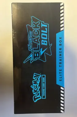 Black Bolt Elite Trainer Box Pokemon Trading Card Game FACTORY SEALED - Image 3