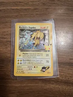 Pokemon TCG Rockets Zapdos Holo Card 15/132 Classic Collection Celebrations NM/M - Image 1