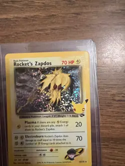 Pokemon TCG Rockets Zapdos Holo Card 15/132 Classic Collection Celebrations NM/M - Image 4