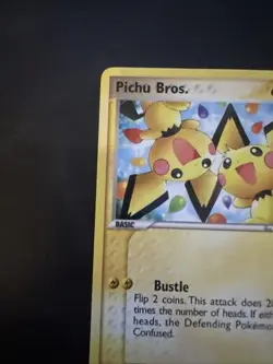 Pokemon TCG Pichu Bros. 016/017 Pop Series 3 Non-Holo Promo Card NM-LP - Image 5