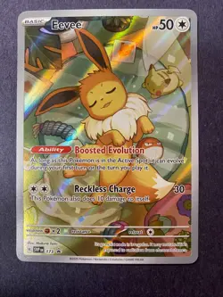 Pokemon TCG Eevee - 173 Holo SV: Scarlet & Violet Promo Cards Near Mint NM - Image 1