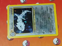 Pokemon TCG Steelix Neo Genesis Holo Rare Card 15/111 - Image 2