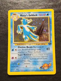 Misty's Golduck 12/132 Holo Rare Gym Challenge Pokemon Card - Image 1