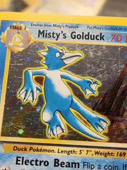 Misty's Golduck 12/132 Holo Rare Gym Challenge Pokemon Card - Image 4