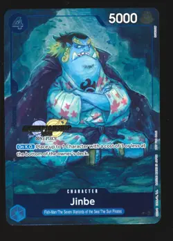 One Piece Card Game Jinbe (Bandai Fest 23-24) P-030 Promo CHAMPIONSHIP STAMP - Image 1