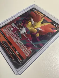 Pokemon Swsh11: Lost Origin Delphox v Ultra Rare Holo Card 027/196 - Image 2