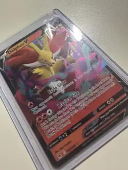 Pokemon Swsh11: Lost Origin Delphox v Ultra Rare Holo Card 027/196 - Image 3