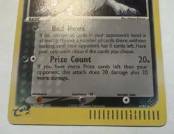 Pokemon TCG Absol EX #1/97 Holo 2003 EX Dragon Holo Rare Vintage Card WOTC MP - Image 2