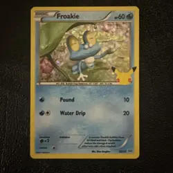Pokemon TCG Froakie Holo Card 22/25 McDonald's 25th Celebrations - Image 1