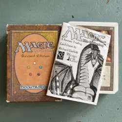 MTG Revised Edition Starter Deck (60 Cards) Instruction/Manual/Box Send Offers - Image 1