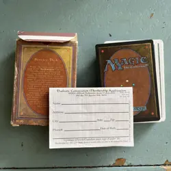 MTG Revised Edition Starter Deck (60 Cards) Instruction/Manual/Box Send Offers - Image 2