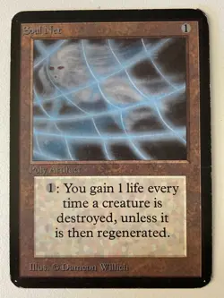 Magic the Gathering MTG Alpha SOUL NET MP (Beta Bob) - Image 1