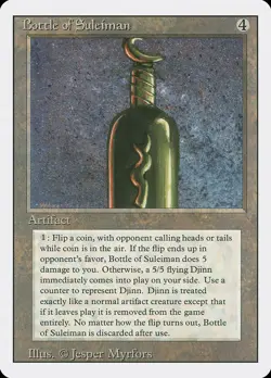 1x Bottle of Suleiman - MP - Revised Edition - SPARROW MAGIC mtg - Image 1